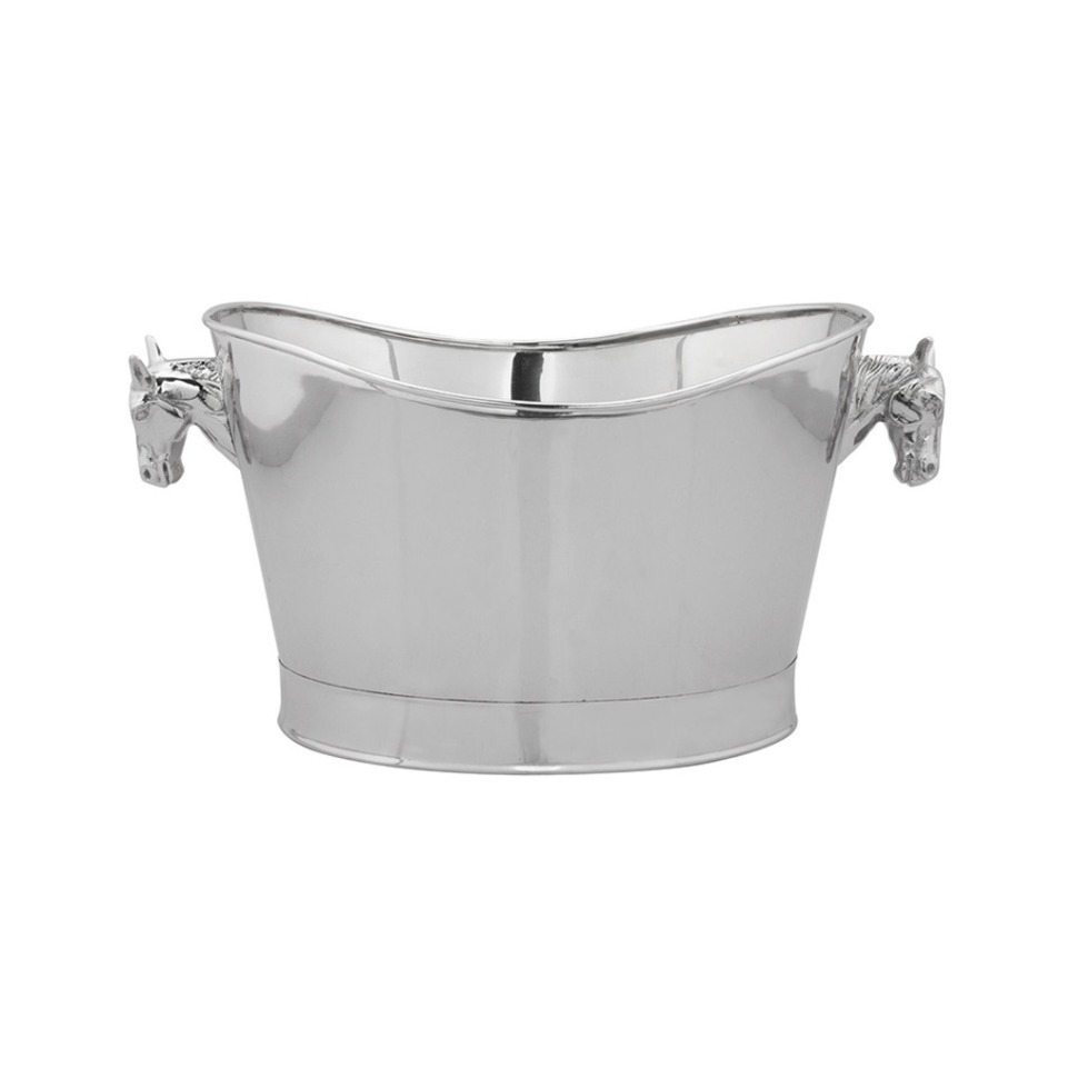 Фото Емкость для охлаждения вина C337, металл, Shiny Nickel, ROOMERS FURNITURE - интернет-магазин МегаТерем в Москве