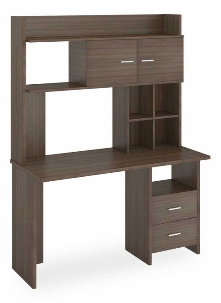 Фото Стол компьютерный Домино Lite СКЛ-Прям130+НКЛХ-130 MER_SKL-Pryam130-NKLH-130_SH - интернет-магазин МегаТерем в Москве