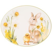 Блюдо овальное agness "sunday" 31,5*25,5*3 см (358-2197) 