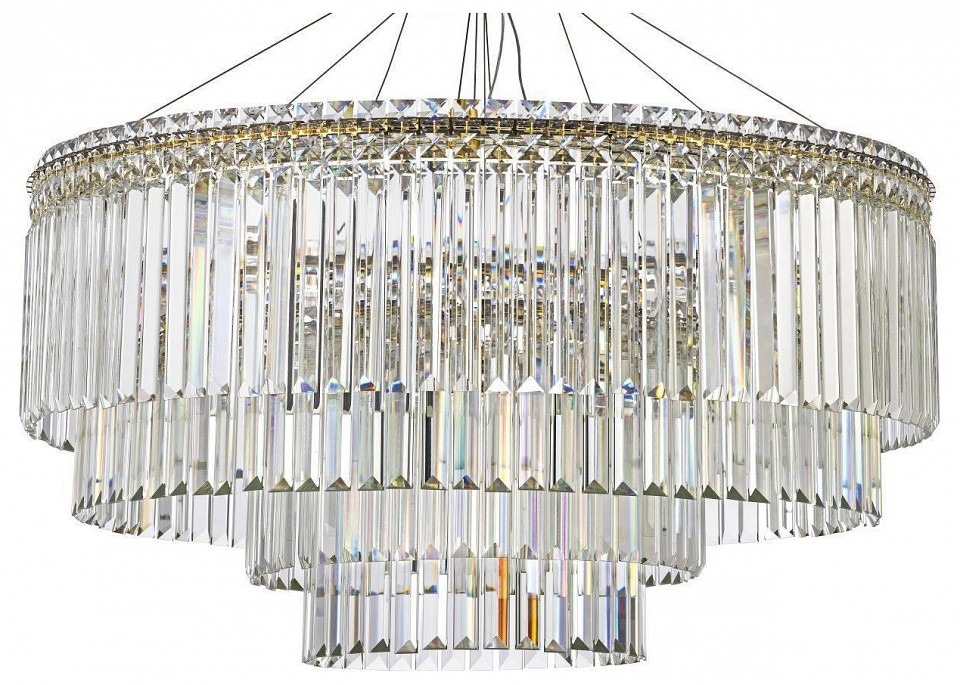 Фото Подвесная люстра Arti Lampadari Ovindoli Gold Ovindoli L 1.5.80+40.101 G AL_Ovindoli_L_1.5.80_40.101_G - интернет-магазин МегаТерем в Москве