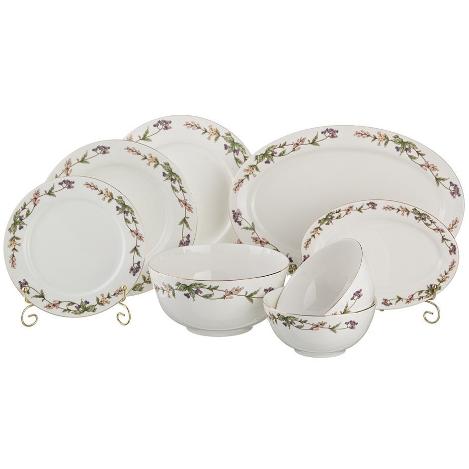 Фото Столовый сервиз lefard английский сад на 6 пер. 23 пр. (440-001)  - интернет-магазин МегаТерем в Москве