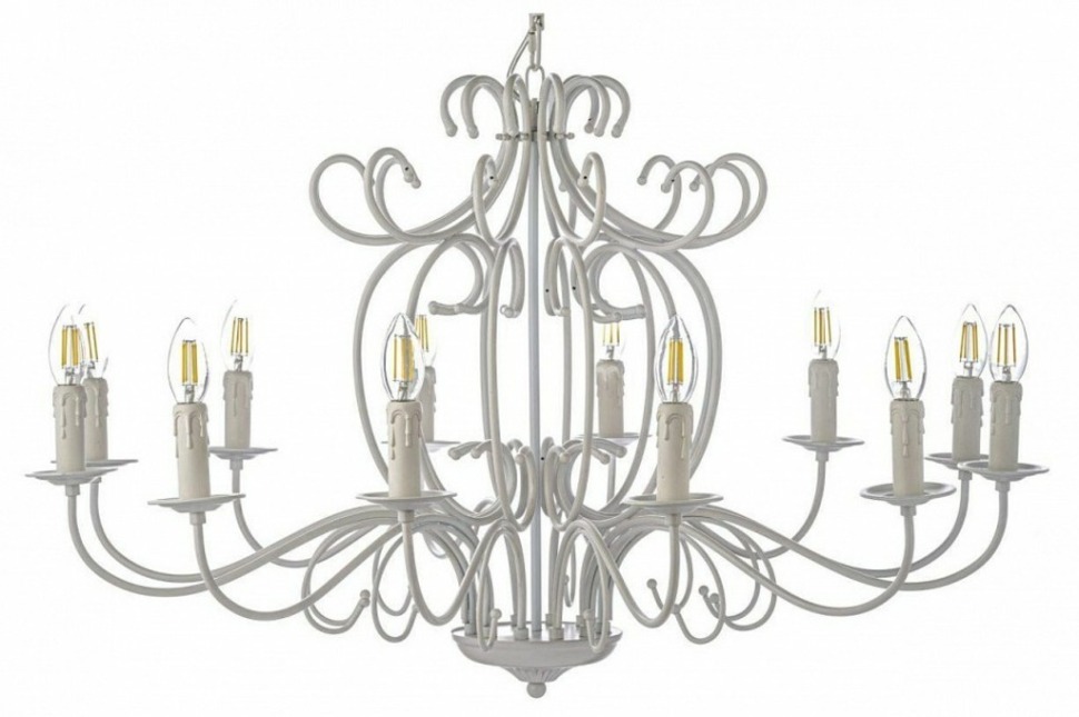 Фото Подвесная люстра Arti Lampadari Amaro Amaro E 1.1.12 W AL_Amaro_E_1.1.12_W - интернет-магазин МегаТерем в Москве