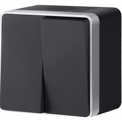 Выключатель двухклавишный влагозащищенный Werkel WL15 a039962