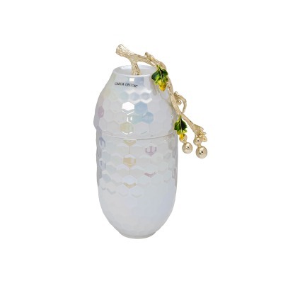 Ваза керамич. с крышкой пер...