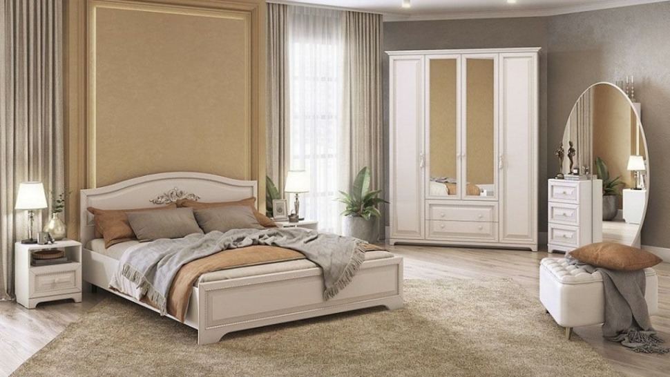 Фото Гарнитур для спальни Белла MBS_K2Bella1651 - интернет-магазин МегаТерем в Москве