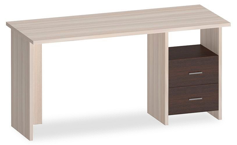 Фото Стол письменный Домино Lite СКЛ-Прям150 MER_SKL-Pryam150_KV - интернет-магазин МегаТерем в Москве
