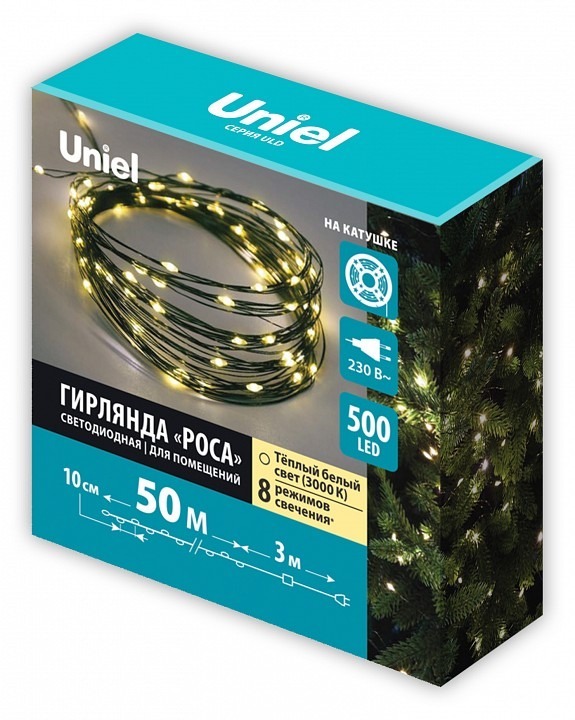 Фото Гирлянда Нить Uniel  UL-00012086 UL_UL-00012086 - интернет-магазин МегаТерем в Москве