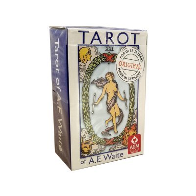 Карты Таро "A.E.Waite Tarot Blue Edition-Pocket" AGM Urania / Таро А.Э. Уэйта карманный размер (64338)