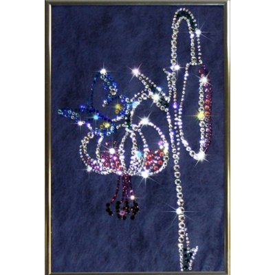 Картина Цветение с кристаллами Swarovski (1307)