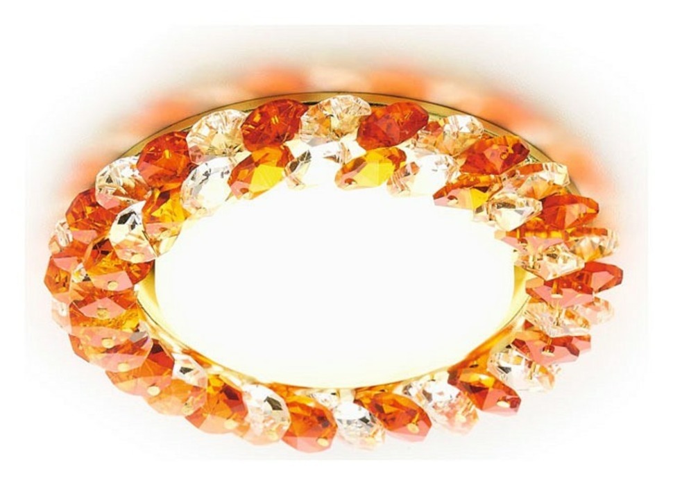 Фото Встраиваемый светильник Ambrella Light GX53 G206 G206 TI/G AMBR_G206_TI_G - интернет-магазин МегаТерем в Москве