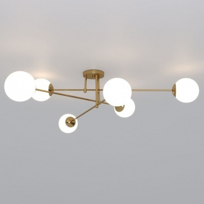 Потолочная люстра Eurosvet Netz 30181/6 латунь EV_a062217