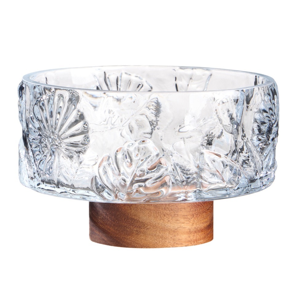 Фото Конфетница flora 650 мл диаметр 14 см высота 9 см Lefard (750-007) - интернет-магазин МегаТерем в Москве