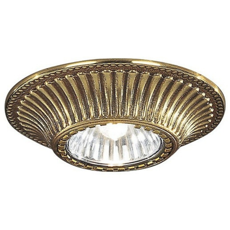 Фото Встраиваемый светильник Reccagni Angelo 1078 SPOT 1078 ORO RA_SPOT_1078_ORO - интернет-магазин МегаТерем в Москве