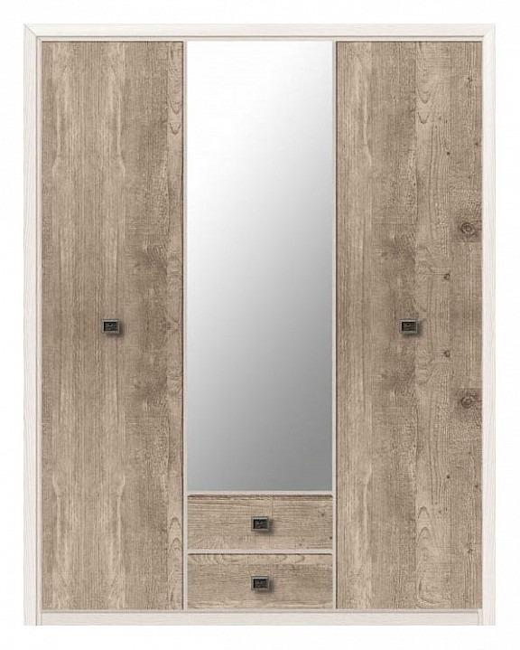 Фото Шкаф платяной Коен SZF3D2S BRW_70002222 - интернет-магазин МегаТерем в Москве