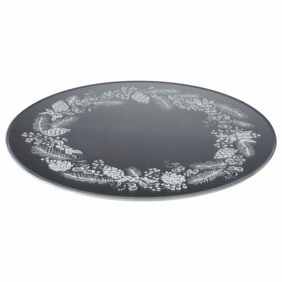 Тортовница вращающаяся "silver mirror" 30 см Agness (357-260)