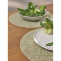 Набор из 4-х сервировочных салфеток leanera, D35 см, мятные (76985)