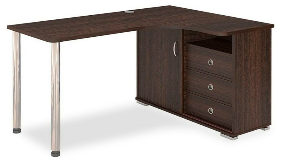 Фото Стол письменный Домино СР-165СМ MER_SR-165SM_V-PRAV - интернет-магазин МегаТерем в Москве