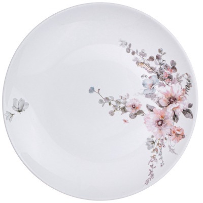 Тарелка десертная agness flower symphony 21,5см (598-079) 