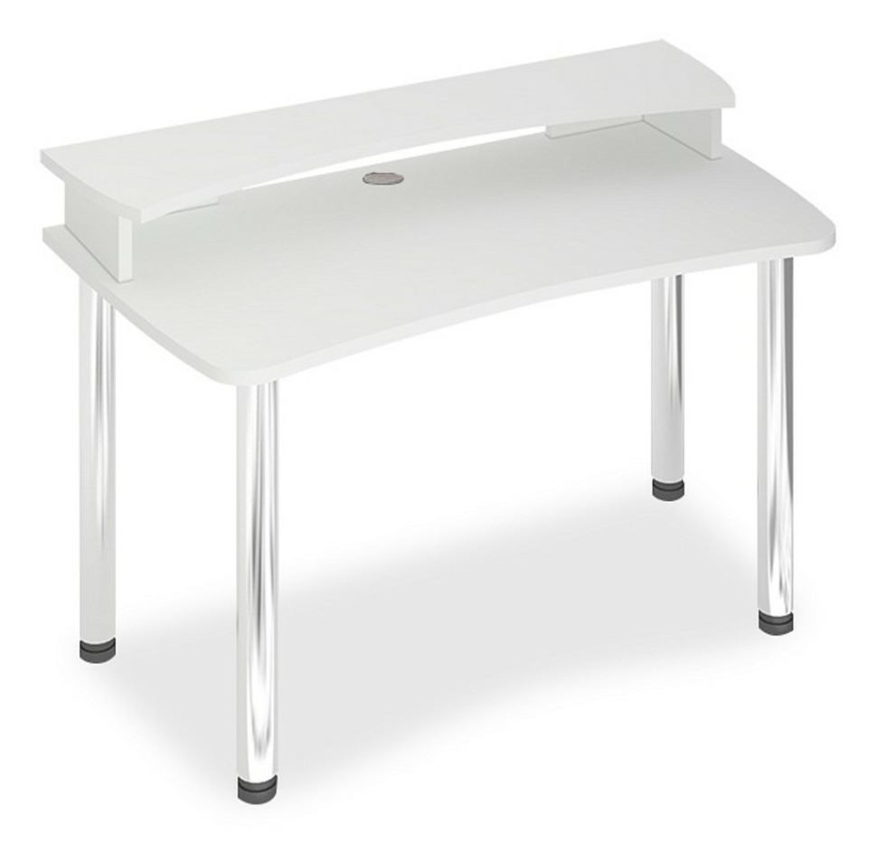 Фото Стол компьютерный Домино Лайт СКЛ-Софт140МО+НКИЛ140 MER_SKL-Soft140MO-NKIL140_BE - интернет-магазин МегаТерем в Москве