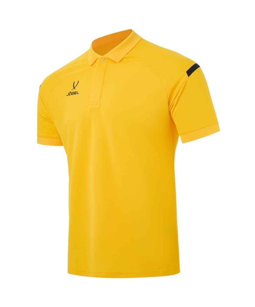 Фото Поло JÖGEL CAMP 2 Poly Polo, желтый/черный (2121579) - интернет-магазин МегаТерем в Москве