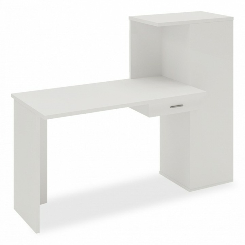 Фото Стол письменный Домино Lite СКЛ-ПРЯМ120+ШК MER_SKL-PRYAM120-SHK-BE - интернет-магазин МегаТерем в Москве