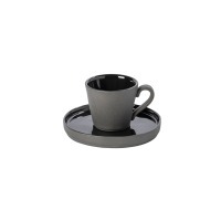 Кофейная пара 1LOCS03-BLK(1LOCS03-01116K)СНЯТО, керамика, Black, Costa Nova