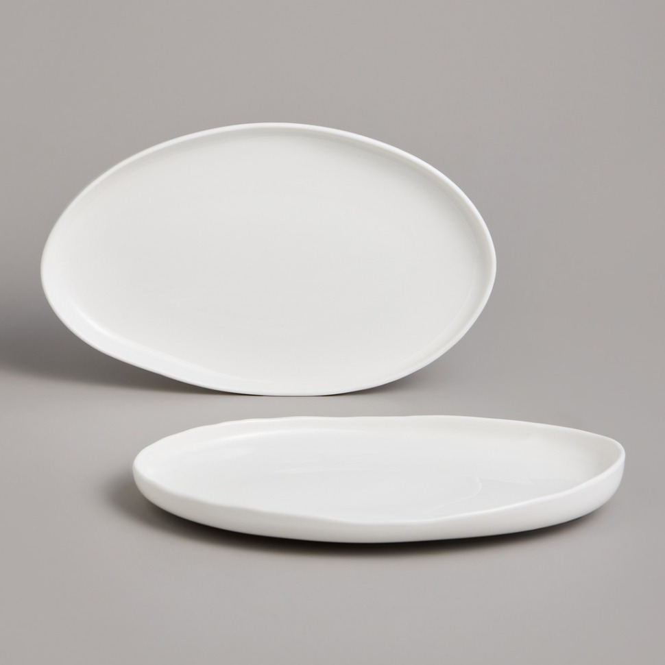 Фото Набор блюд lefard fashion овальных 2 шт. 23,5*14*3 см (761-176)  - интернет-магазин МегаТерем в Москве
