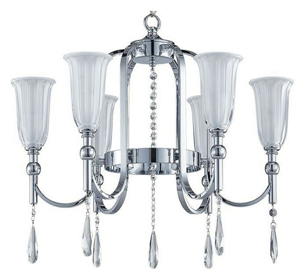 Фото Подвесная люстра Newport 4800 4806/C chrome NWP_M0061864 - интернет-магазин МегаТерем в Москве
