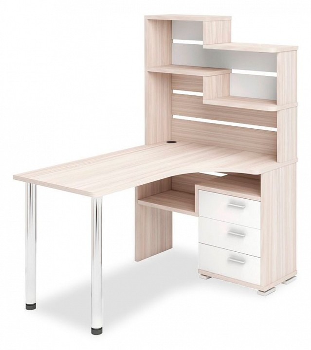 Фото Стол компьютерный Домино СР-132-150 КБЕ-ПРАВ MER_SR-132-150_KBE-PRAV - интернет-магазин МегаТерем в Москве