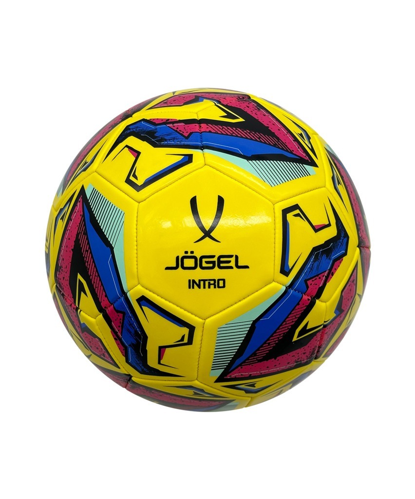 Фото Мяч футбольный JÖGEL Intro №5, желтый (2118785) - интернет-магазин МегаТерем в Москве