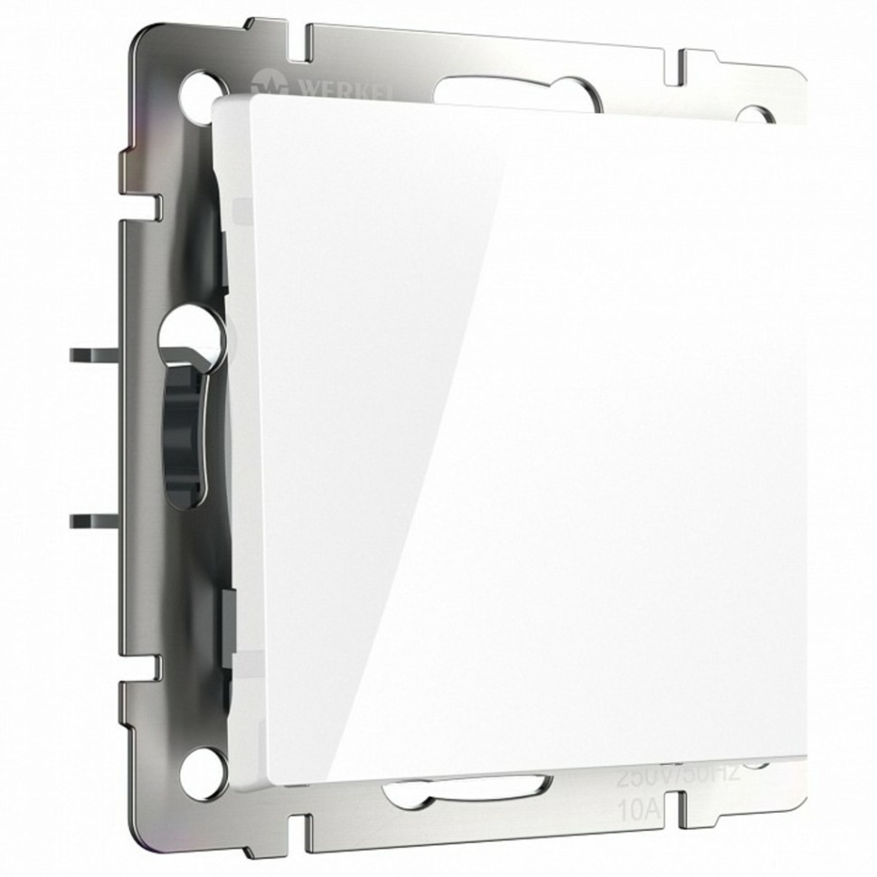 Фото Выключатель перекрестный одноклавишный без рамки Werkel белый W1113001 WRK_a051117 - интернет-магазин МегаТерем в Москве