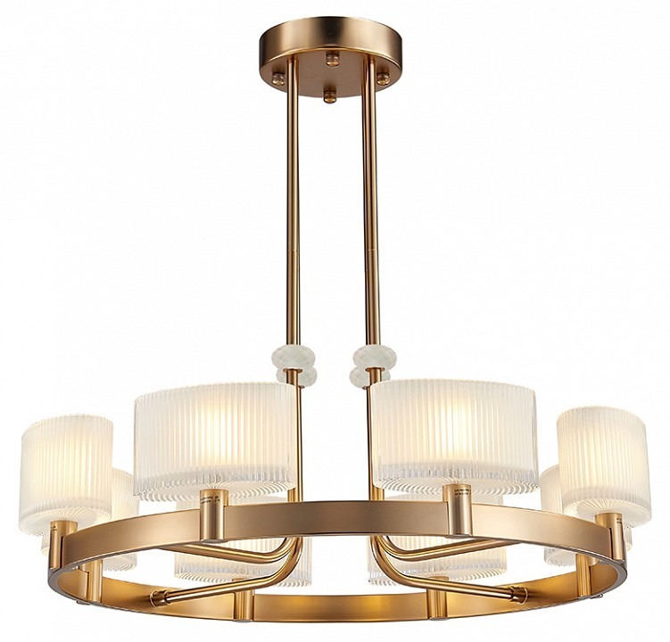 Фото Люстра на штанге Newport 4330 4338/C new gold NWP_M0070599 - интернет-магазин МегаТерем в Москве