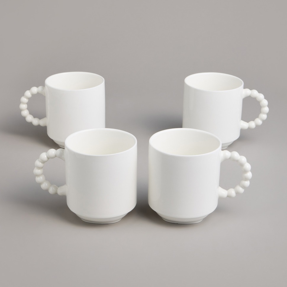 Фото Набор кружек lefard pearl 4 шт. 300 мл (761-166)  - интернет-магазин МегаТерем в Москве