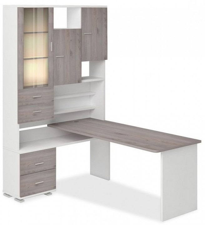 Фото Стол компьютерный Домино СР-620/180 MER_SR-620-180-BENN-LEV - интернет-магазин МегаТерем в Москве