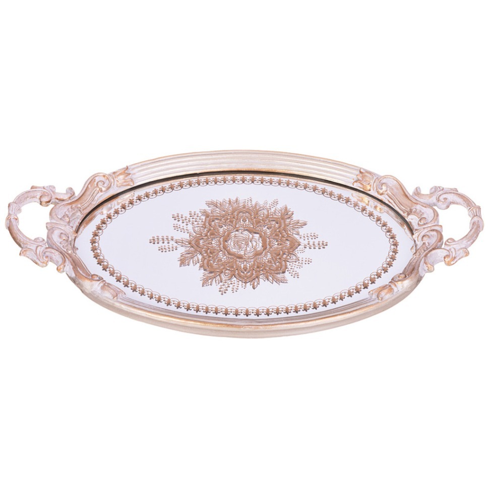 Фото Поднос декоративный 40.8*22.9*4.4cm Lefard (504-441) - интернет-магазин МегаТерем в Москве