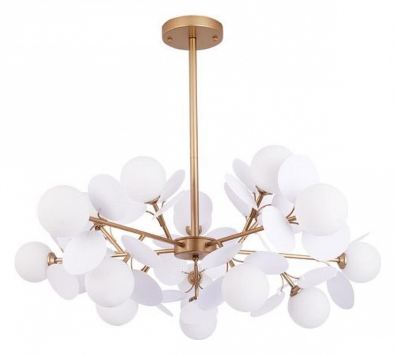 Фото Люстра на штанге Arte Lamp Peacock A1369SP-15SG AR_A1369SP-15SG - интернет-магазин МегаТерем в Москве