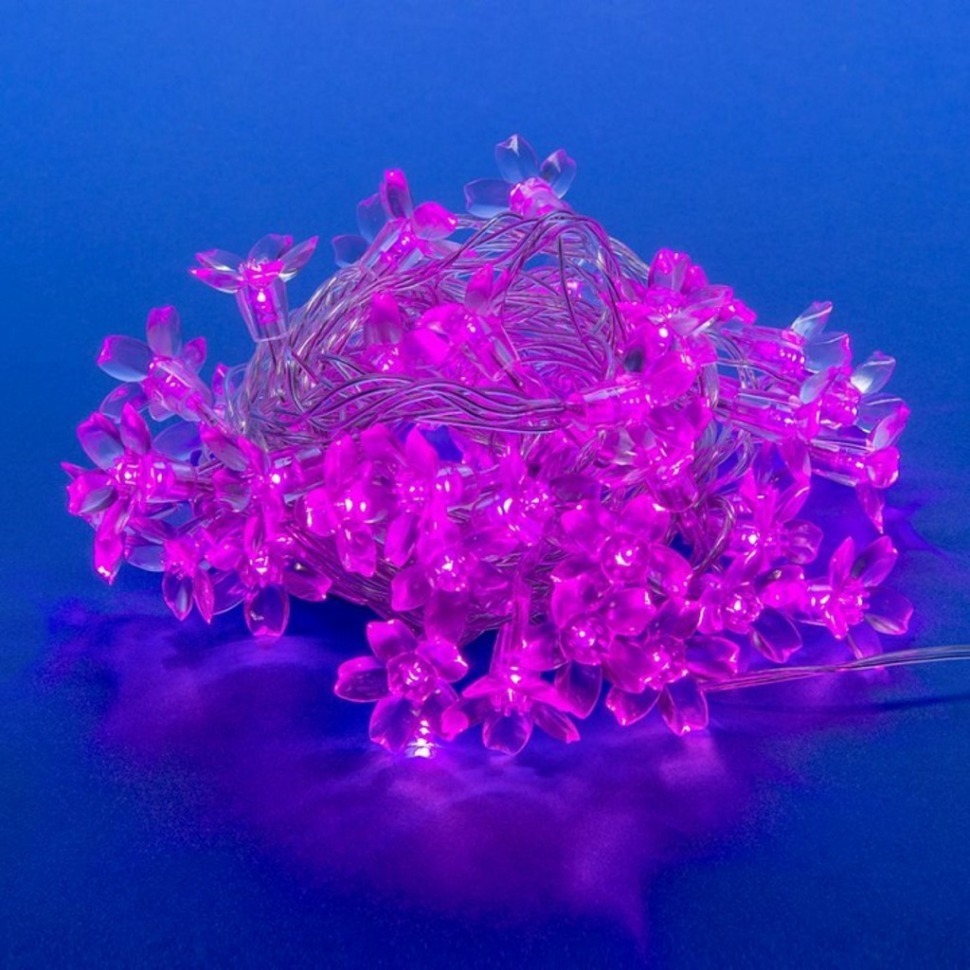 Фото Гирлянда с насадками Uniel Сакура розовая 07933 UL_07933 - интернет-магазин МегаТерем в Москве