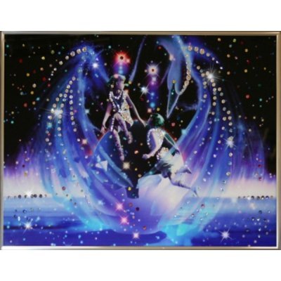 Картина Близнецы Кагая с кристаллами Swarovski (1139)