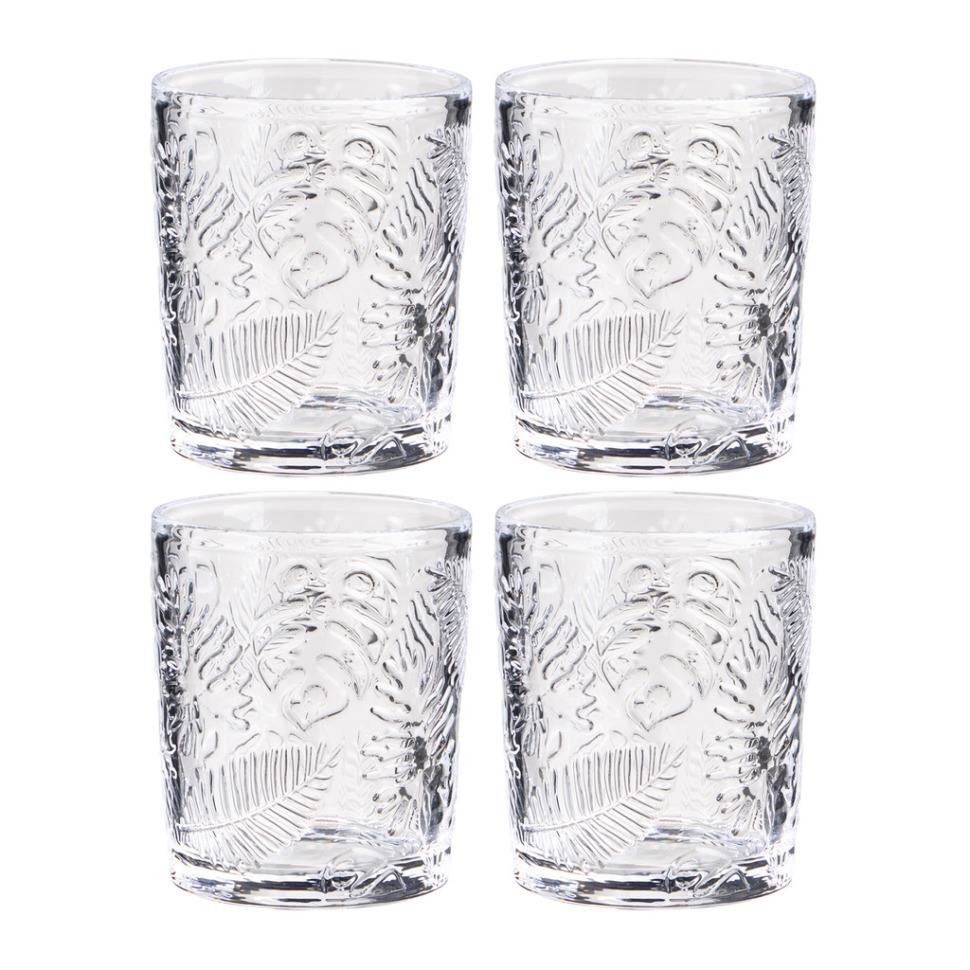 Фото Набор стаканов из 4 шт. flora 350 мл/10 см Lefard (750-008) - интернет-магазин МегаТерем в Москве
