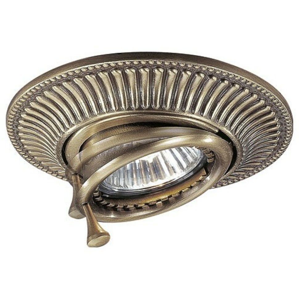 Фото Встраиваемый светильник Reccagni Angelo 1082 SPOT 1082 BRONZO RA_SPOT_1082_BRONZO - интернет-магазин МегаТерем в Москве