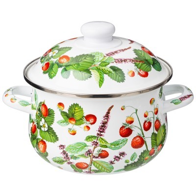 Кастрюля agness эмалированн...