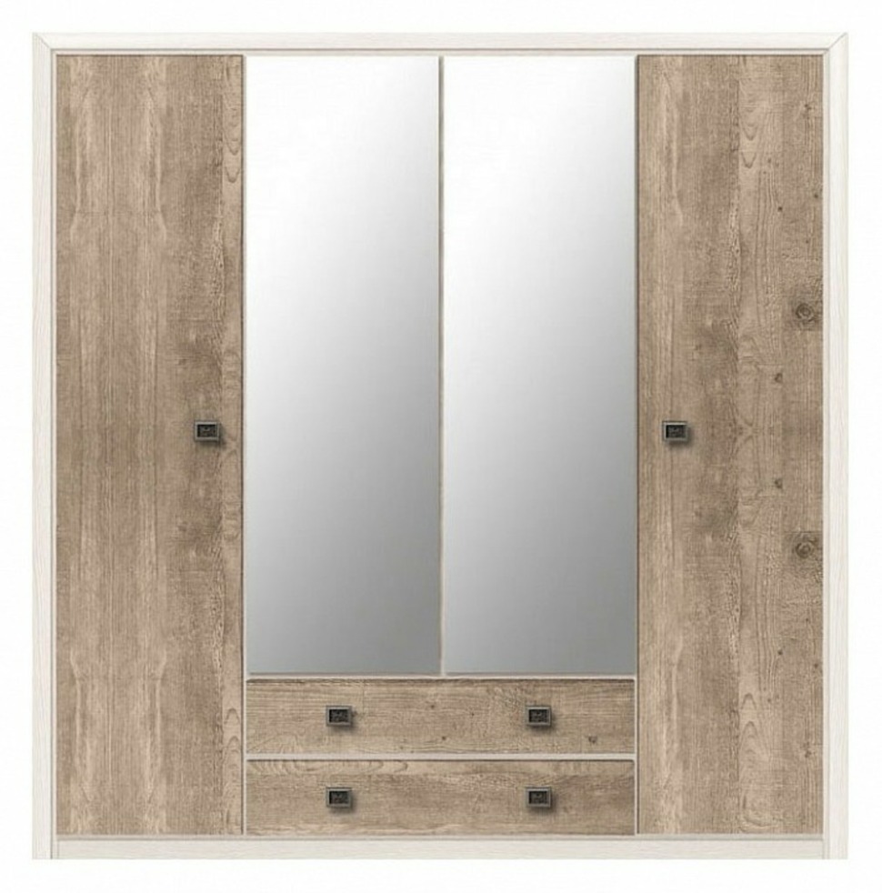 Фото Шкаф платяной Коен SZF4D2S BRW_70002223 - интернет-магазин МегаТерем в Москве