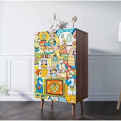 Комод высокий Berber 1 прин...