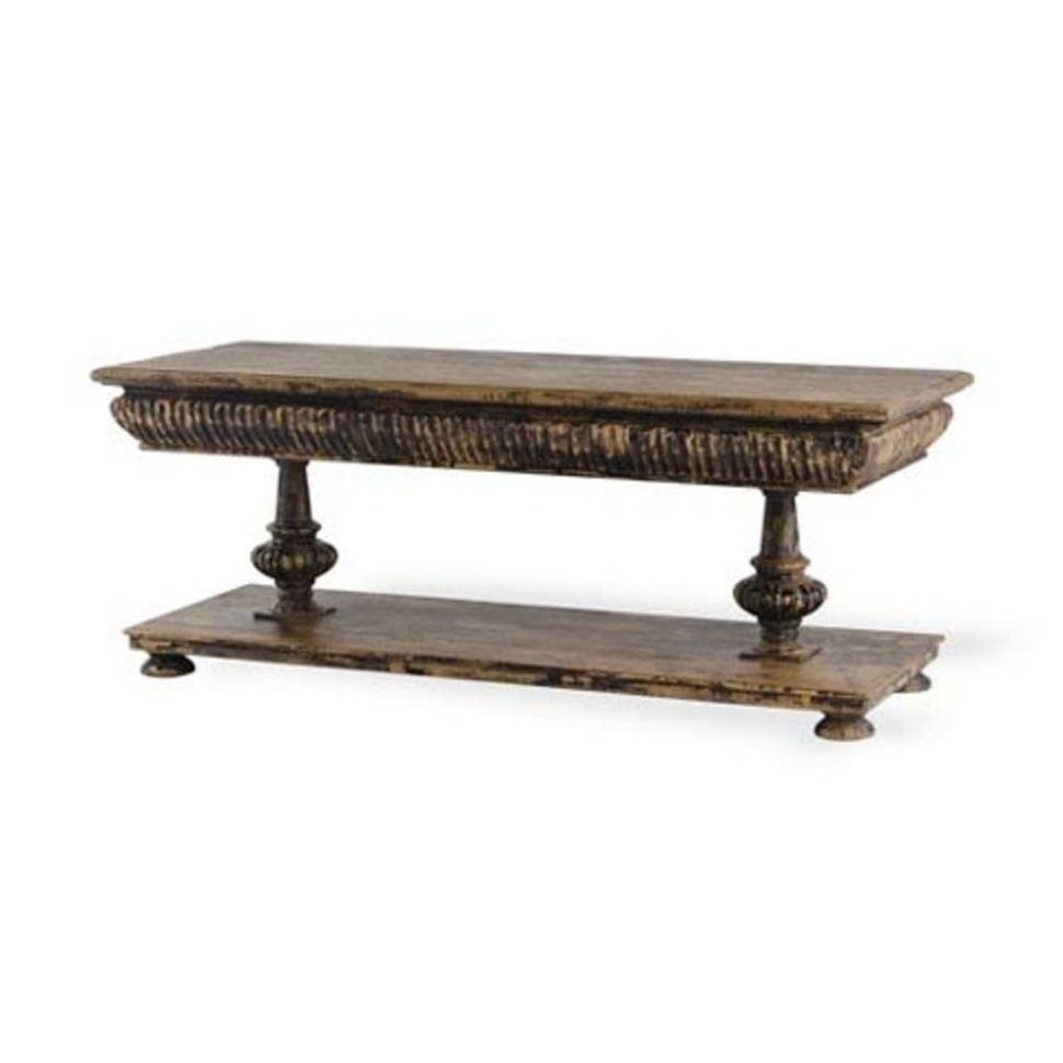 Фото Консоль VTRL1012-01, массив ореха, Stripped Black Paint Finish, RALPH LAUREN - интернет-магазин МегаТерем в Москве