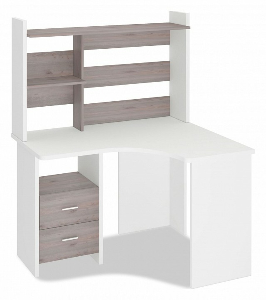 Фото Стол компьютерный Домино Лайт СКЛ-Угл120+НКЛ-120 MER_SKL-Ugl120_NKL-120_BEN_PRAV - интернет-магазин МегаТерем в Москве