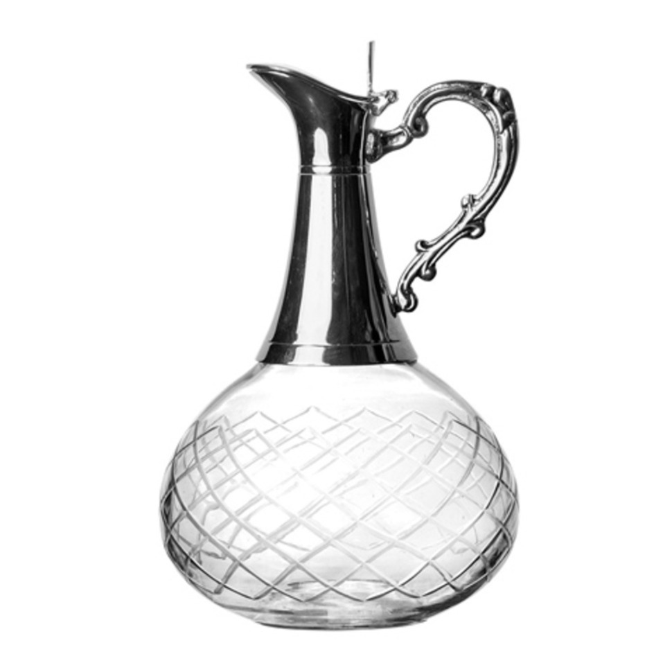 Фото Графин BE-651, никель, посеребрение, silver plated, ROOMERS TABLEWARE - интернет-магазин МегаТерем в Москве
