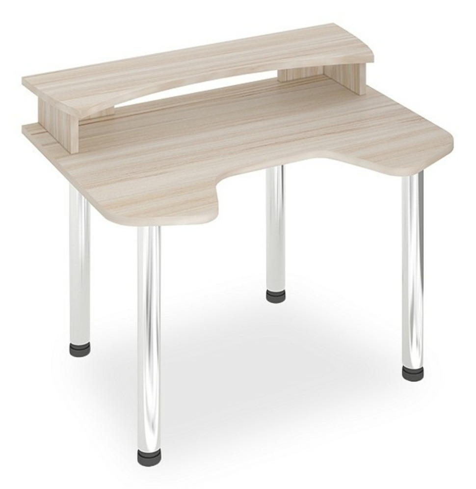 Фото Стол компьютерный Домино Лайт СКЛ-Игр120МО+НКИЛ120 MER_SKL-Igr120MO-NKIL120_K - интернет-магазин МегаТерем в Москве