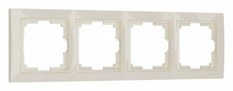 Фото Рамка на 4 поста Werkel Snabb Basic (слоновая кость) W0042003 WRK_a051306 - интернет-магазин МегаТерем в Москве