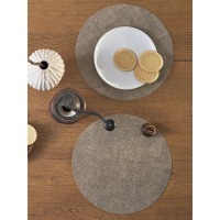 Набор из 4-х сервировочных салфеток leanera, D35 см, песочные (76986)