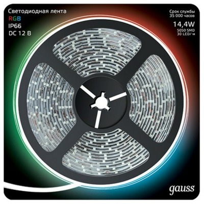Лента светодиодная Gauss Ga...
